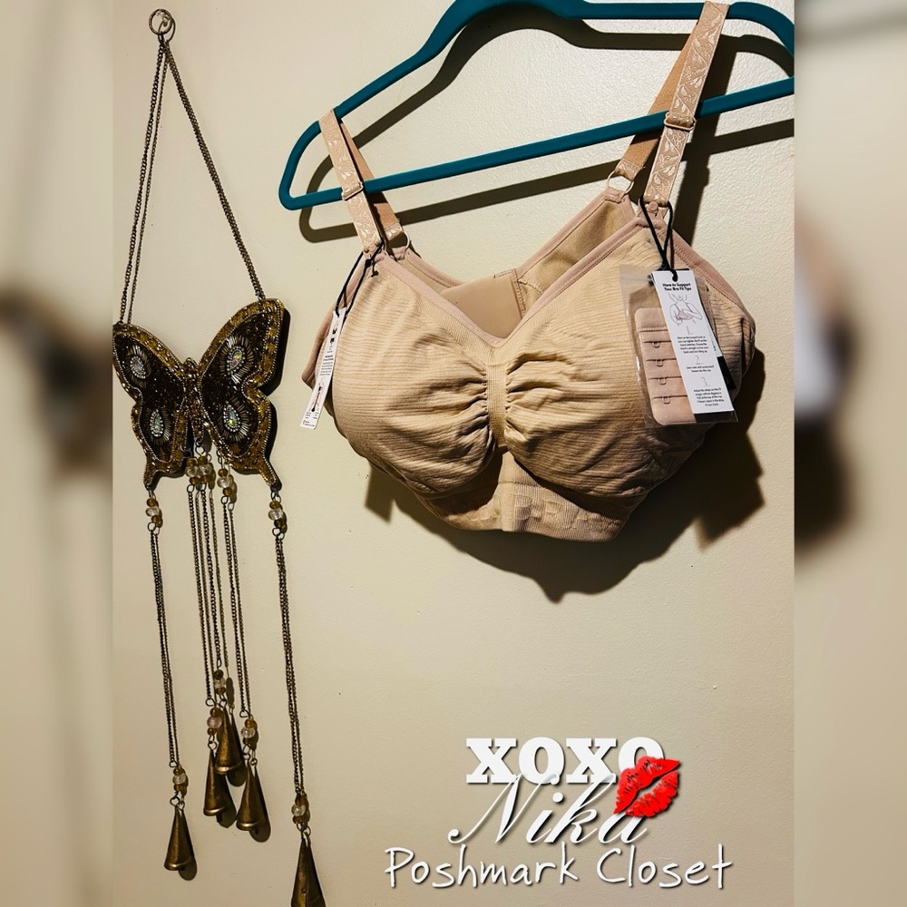 Kindred Bravely Nursing and Pumping Bra Handsfree  Size L NUDE
